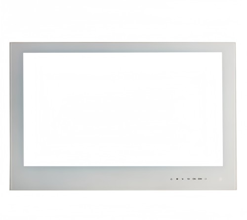 High Precision 2.5D Edge Chemically Strengthened Display Glass Panel | Custom AR/AF/AG Coated Touch Screen Cover for Industrial Equipment