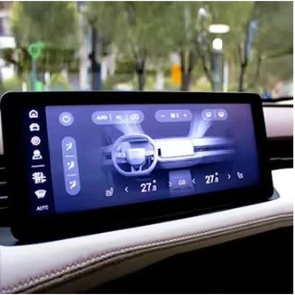 Custom Automotive Display Cover Glass | AR/AF Anti-Scratch Car Screen Glass