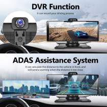 Smart Touch Car DVR Tempered Glass Panel | AR/AF Coated Automotive Display Cover Glass