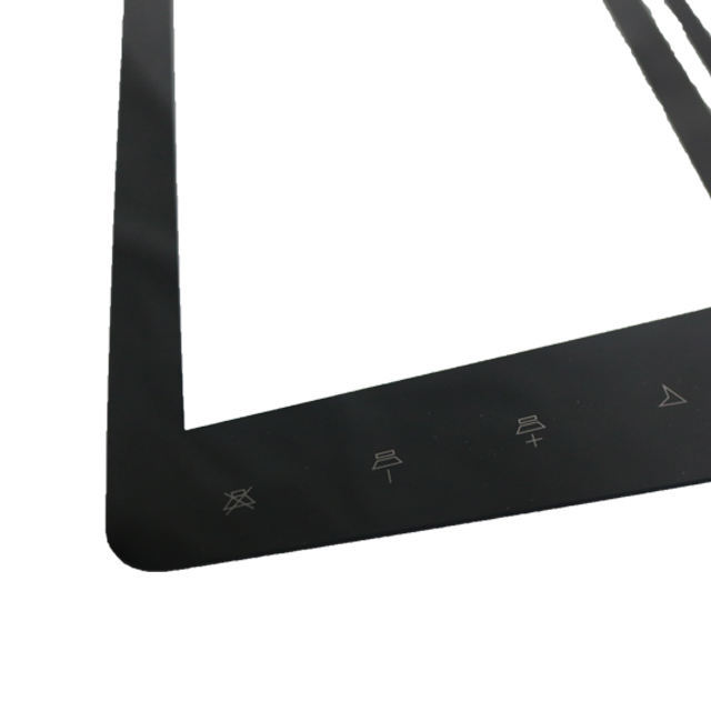 C type and J type flat touch panel cover glass