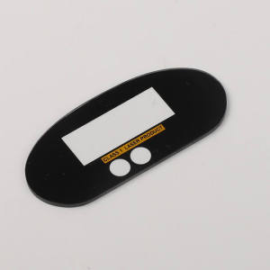 Custom Tempered Glass Panel for Smart Sensor & Card Reader Equipment