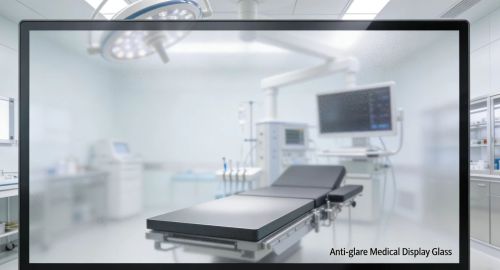 Medical Grade High Aluminosilicate Display Glass For Medical Monitor 9H Hardness