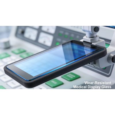 Medical Grade High Aluminosilicate Display Glass For Medical Monitor 9H Hardness