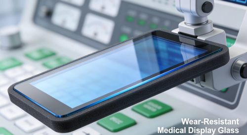 Medical Grade High Aluminosilicate Display Glass For Medical Monitor 9H Hardness