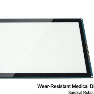 Medical Display Glass 9H Anti-Bacterial AR AG AF Coated High Aluminosilicate Glass For Medical Monitor