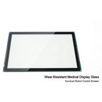 Medical Display Glass 9H Anti-Bacterial AR AG AF Coated High Aluminosilicate Glass For Medical Monitor