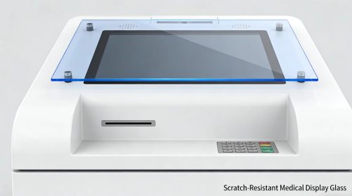 Custom Medical Grade Display Glass | 9H Hardness Anti-Bacterial Medical Monitor Glass