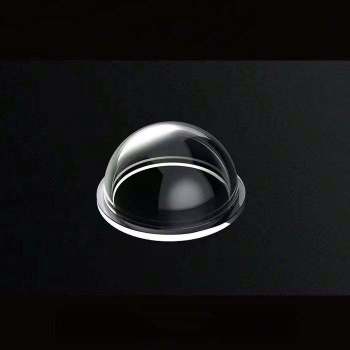 Custom Flanged Glass Hemisphere Dome Cover