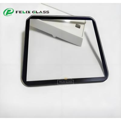 Custom High Transmittance AR AF AG Coated Tempered Glass | 2-5mm Cover Lens for HMI Touch Panel & Industrial Control Display