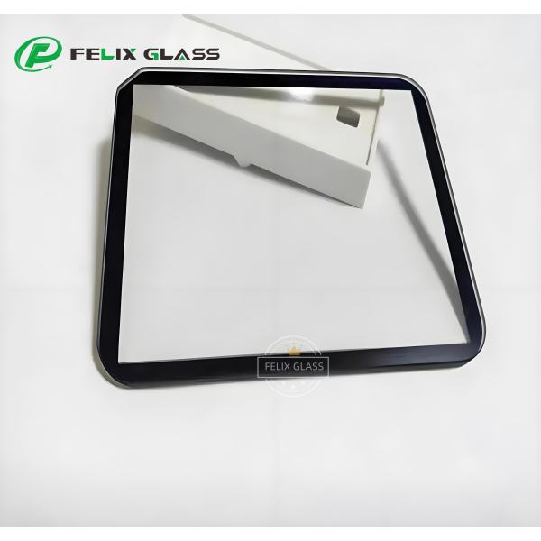 Custom High Transmittance AR AF AG Coated Tempered Glass | 2-5mm Cover Lens for HMI Touch Panel & Industrial Control Display