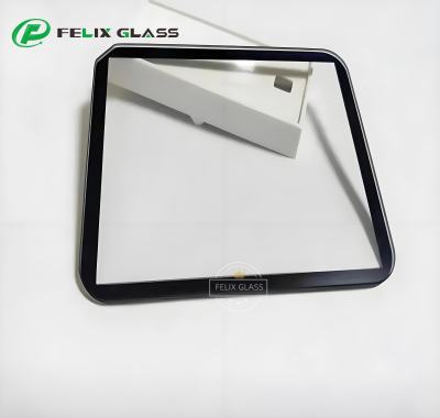 Custom High Transmittance AR AF AG Coated Tempered Glass | 2-5mm Cover Lens for HMI Touch Panel & Industrial Control Display