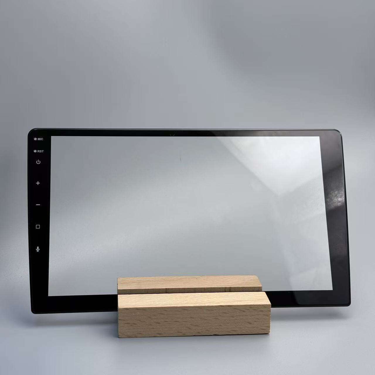 Anti-reflective coated tempered glass for HMI touch panels