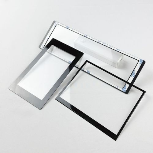 Custom High Transmittance AR AF AG Coated Tempered Glass 2-5mm Cover Lens for HMI Touch Panel & Industrial Control Display