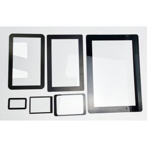 Custom High Transmittance AR AF AG Coated Tempered Glass  2-5mm Cover Lens for HMI Touch Panel & Industrial Control Display