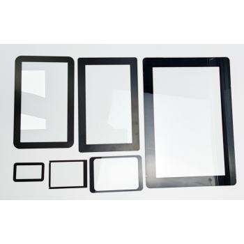 Custom High Transmittance AR AF AG Coated Tempered Glass  2-5mm Cover Lens for HMI Touch Panel & Industrial Control Display