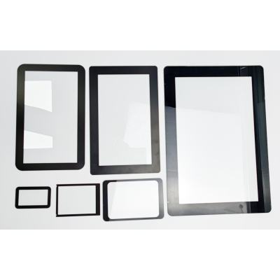 Custom High Transmittance AR AF AG Coated Tempered Glass 2-5mm Cover Lens for HMI Touch Panel & Industrial Control Display