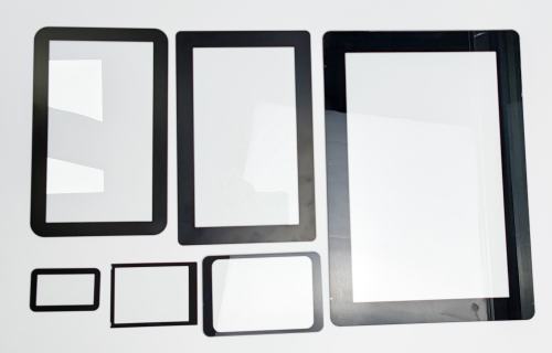 Custom High Transmittance AR AF AG Coated Tempered Glass 2-5mm Cover Lens for HMI Touch Panel & Industrial Control Display