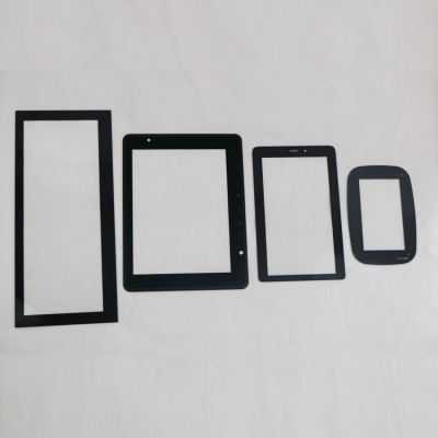 Custom High Transmittance AR AF AG Coated Tempered Glass | 2-5mm Cover Lens for HMI Touch Panel & Industrial Control Display