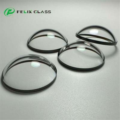 High Precision Hemispherical optical Lenses AR Coated Sapphire & BK7