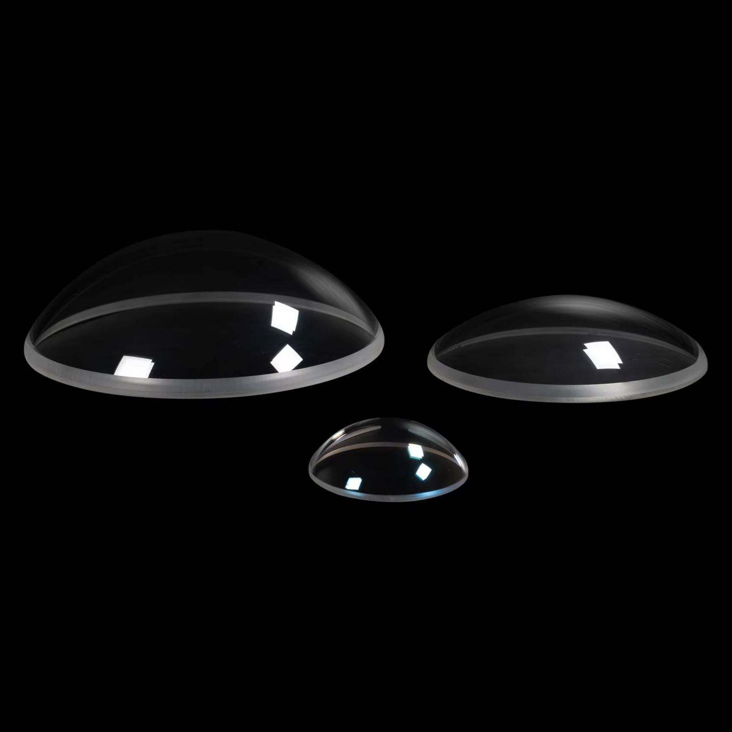 Precision CNC machining of a custom optical dome at Felix Glass