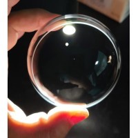 Custom Sapphire AR Coated Optical Dome | Spherical Sapphire Dome For CCTV Surveillance Equipment