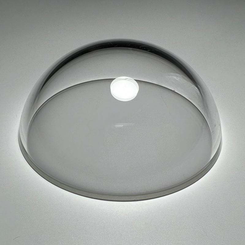 Custom BK7 and H-K9L optical glass dome manufactured by Felix Glass