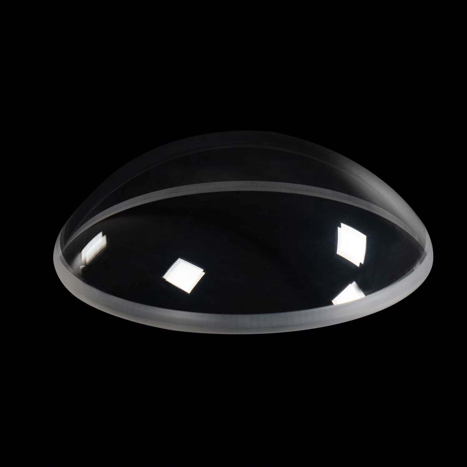 Sapphire optical dome lens for underwater ROV and marine camera housings