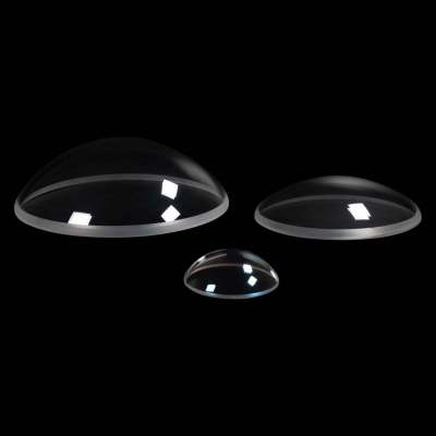 Custom AR Coated Sapphire/BK7 Hemispherical Lens
