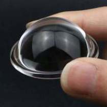Custom Flanged BK7/K9 Dome Lens | AR Coated for Underwater Use