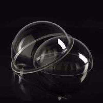Custom Flanged K9/Borosilicate Glass Dome Lens