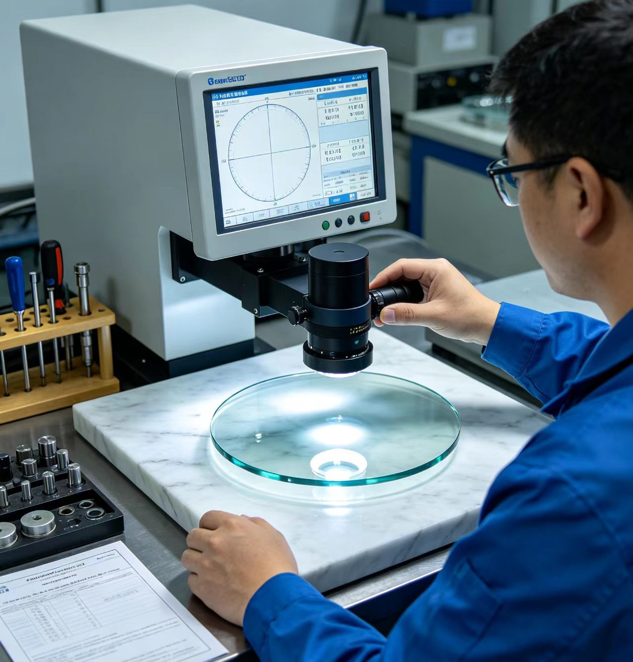 What quality control standards do you follow for optical glass products?