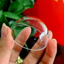 Custom Mohs 9 Sapphire Dome for CCTV | Scratch Resistant