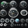 Custom Flanged K9/Borosilicate Glass Dome Lens