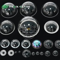 Custom Flanged K9/Borosilicate Glass Dome Lens
