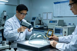 Optical Glass Dome Quality Standard & Strict Inspection Process