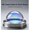 AR coated glass dome | Anti-Glare for LiDAR & Surveillance