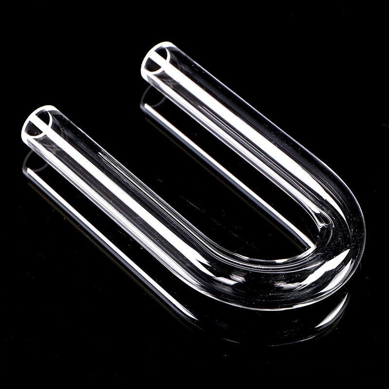 U‑shape bent custom fused silica quartz glass tube