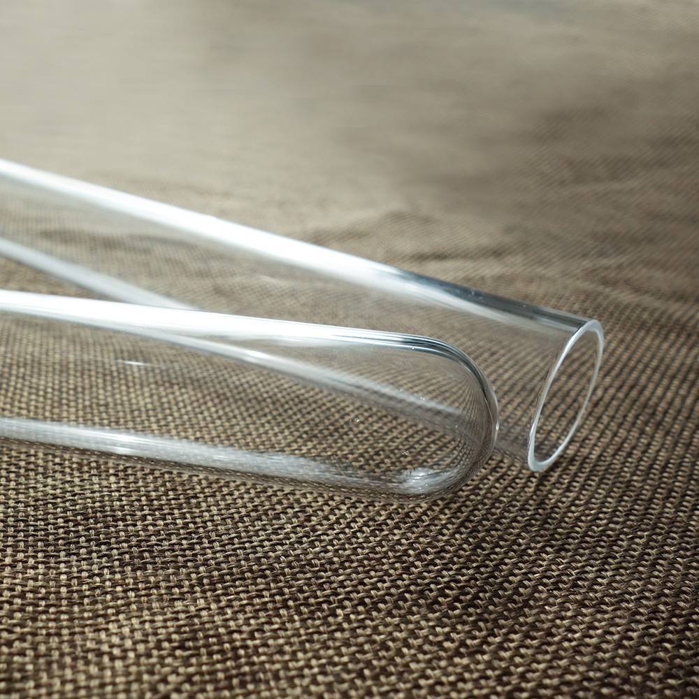 Straight open‑end fused silica quartz glass tube Felix Glass