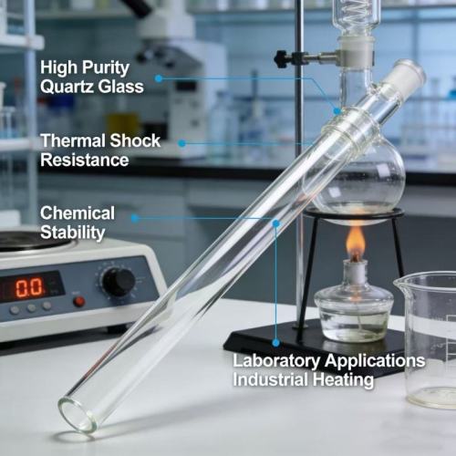 Laboratory High Purity Quartz Glass Tubes | Heat & Corrosion Resistant Fused Silica Tubing