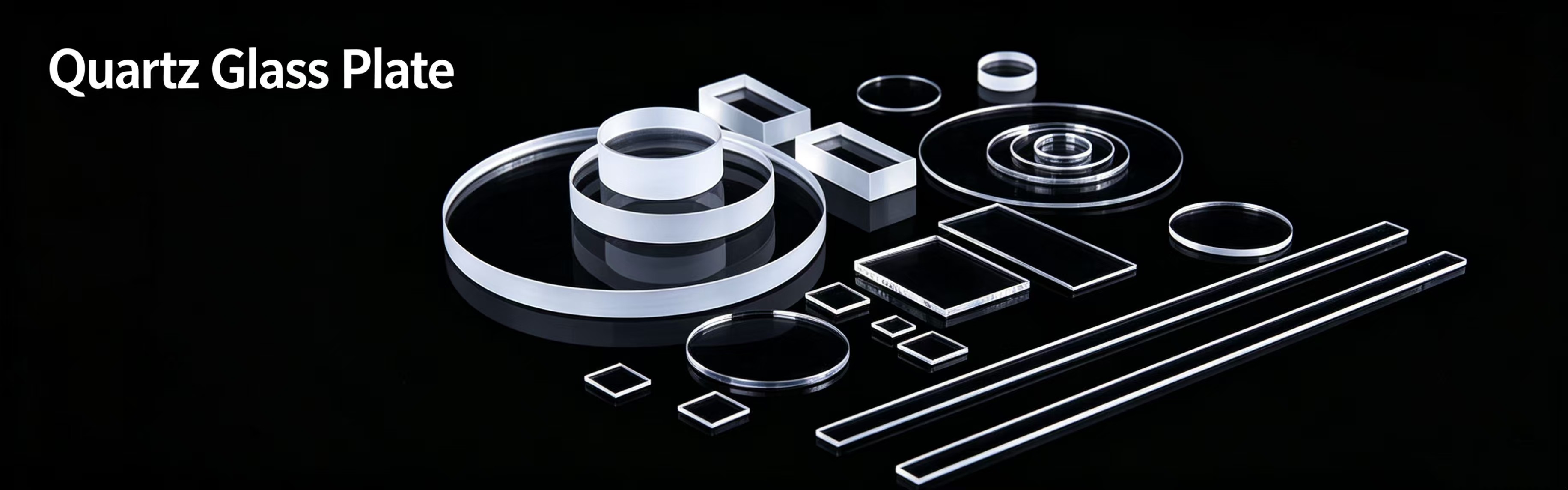 High purity fused silica flat plates with full custom machining for semiconductor, UV optics & laboratory equipment