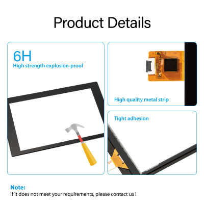 2-32 Inch Custom Projected Capacitive Touch Screen Panel 10-40 Multi Touch Points Support AG AR AF