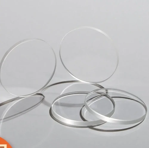 Felix Glass Custom Heat-Resistant Round Optical Sight Window, 0.5–200mm Fused Silica & Sapphire IR Window