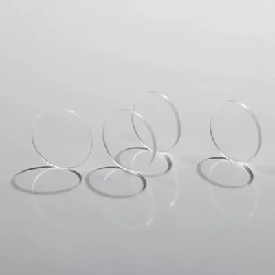Felix Glass Custom Heat-Resistant Round Optical Sight Window, 0.5–200mm Fused Silica & Sapphire IR Window