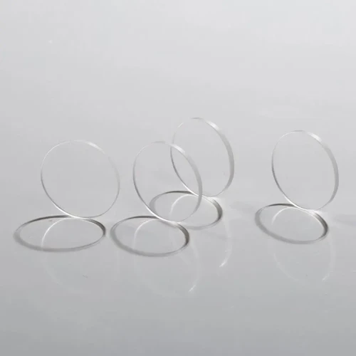 Felix Glass Custom Heat-Resistant Round Optical Sight Window, 0.5–200mm Fused Silica & Sapphire IR Window