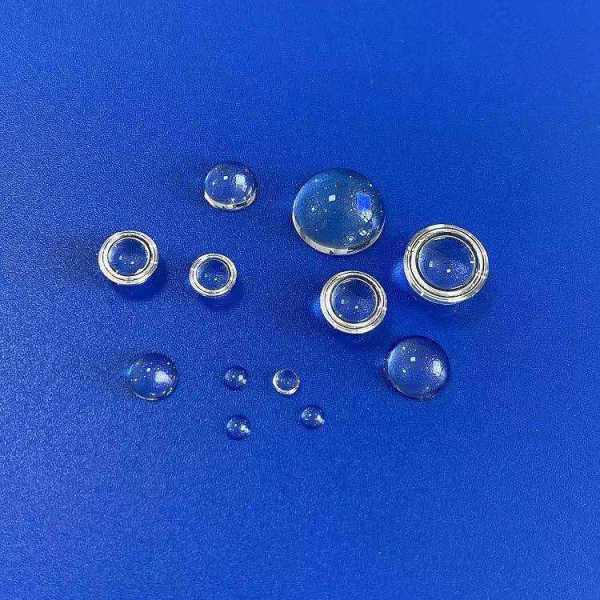 Custom Spherical Ball & Hemispherical Lenses | H-K9L BK7 Optical Glass | 1mm-60mm Diameter OEM Custom