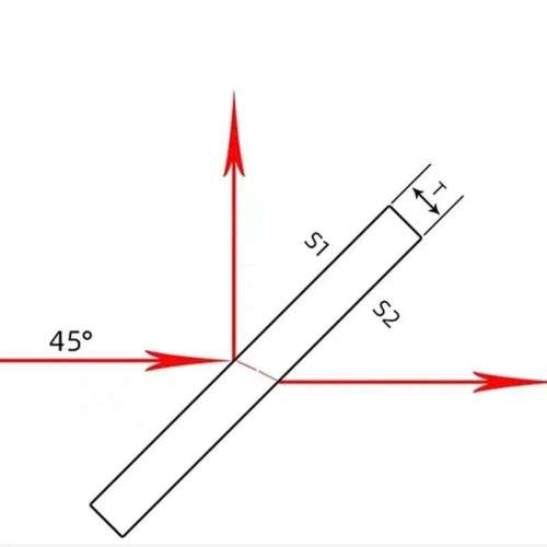 BK7 Plate Beam Splitter With Custom Split Ratio | N-BK7 Anti-Reflection Optical Window Component