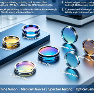 650nm IR blocking filter Cut Optical Low-Pass Filter, Custom For CCTV Security Cameras