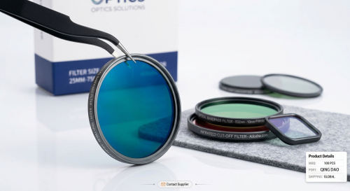 650nm IR blocking filter Cut Optical Low-Pass Filter, Custom For CCTV Security Cameras