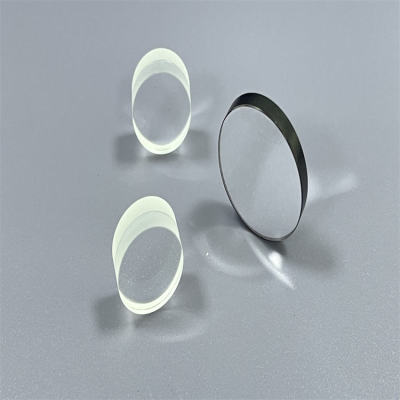 Edge Blackened Meniscus IR Lens, Multi-Substrate CaF2 ZnSe ZnS Ge MgF2 Si Concave-Convex Infrared Lens