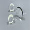 black meniscus infrared lens, Multi-Substrate CaF2 ZnSe ZnS Ge MgF2 Si Concave-Convex Infrared Lens